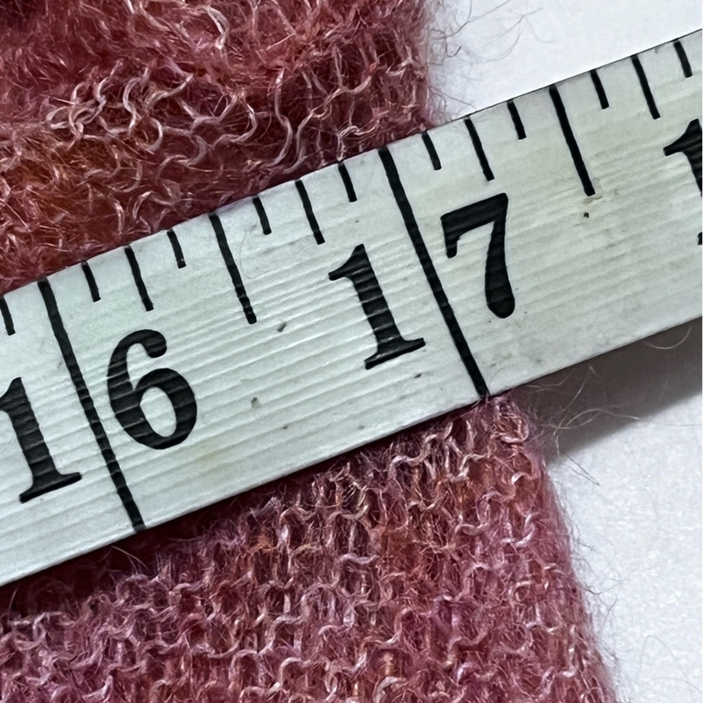 J. Crew Mohair Soufflé Cardigan Pink Peach Sz Small Sweater - Picture 7 of 9